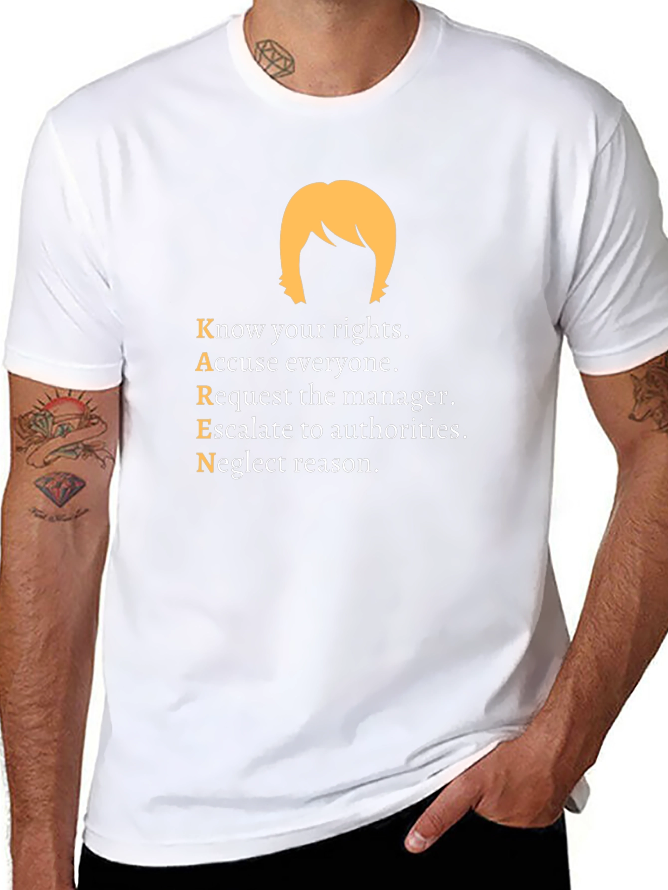 KAREN Definition T-Shirt Novelty Funny Tee