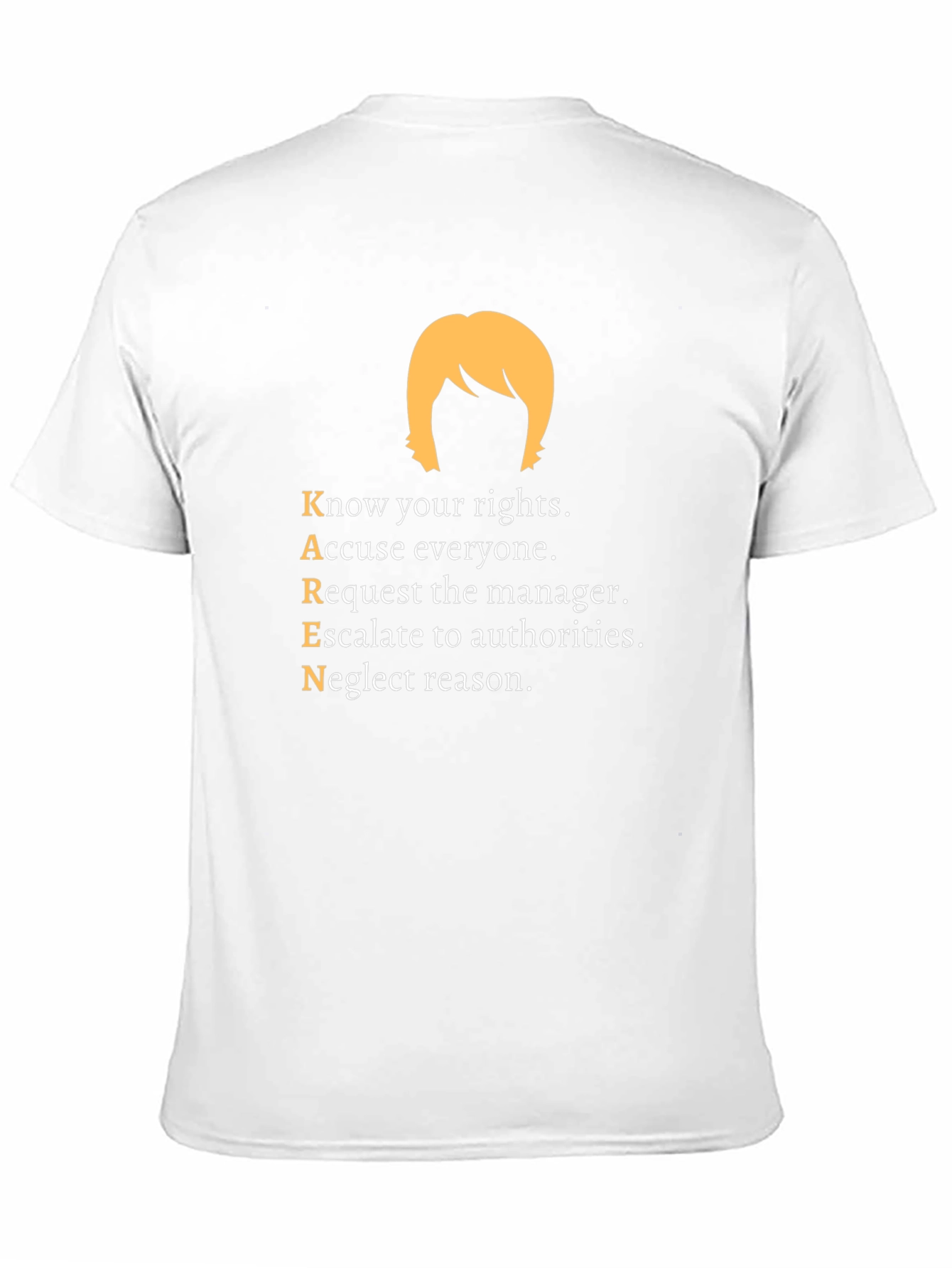 KAREN Definition T-Shirt Novelty Funny Tee