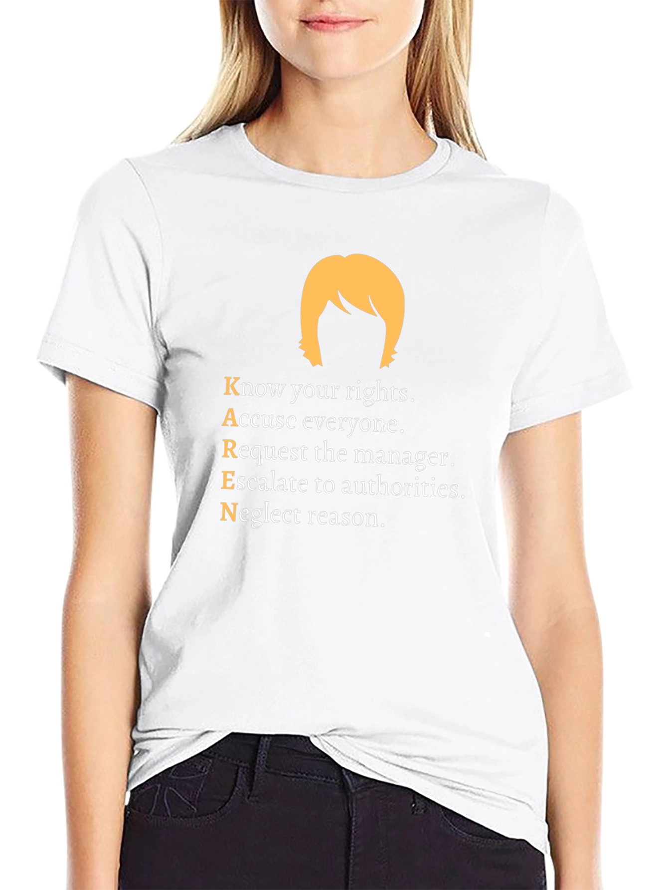 KAREN Definition T-Shirt Novelty Funny Tee