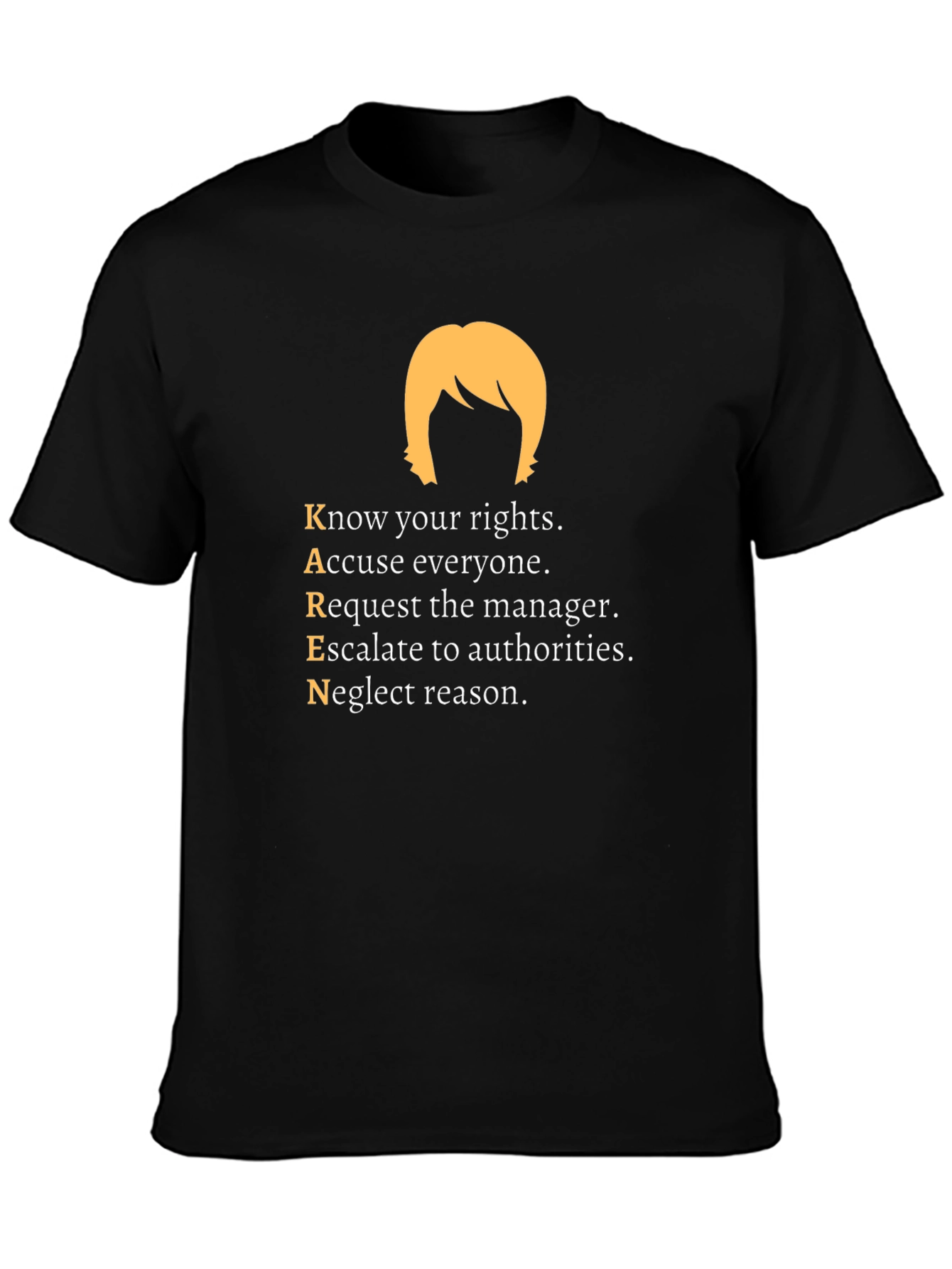 KAREN Definition T-Shirt Novelty Funny Tee