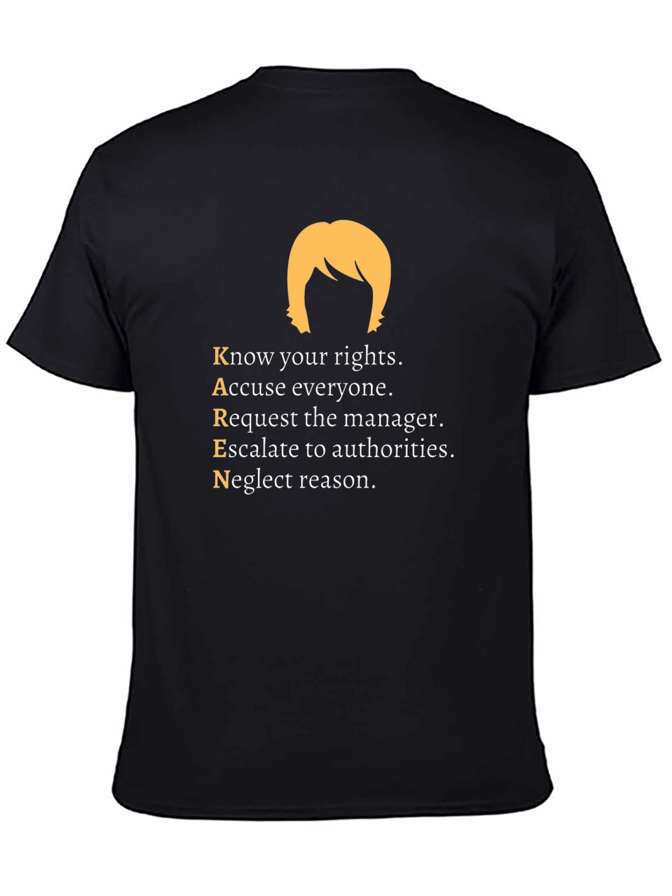 KAREN Definition T-Shirt Novelty Funny Tee