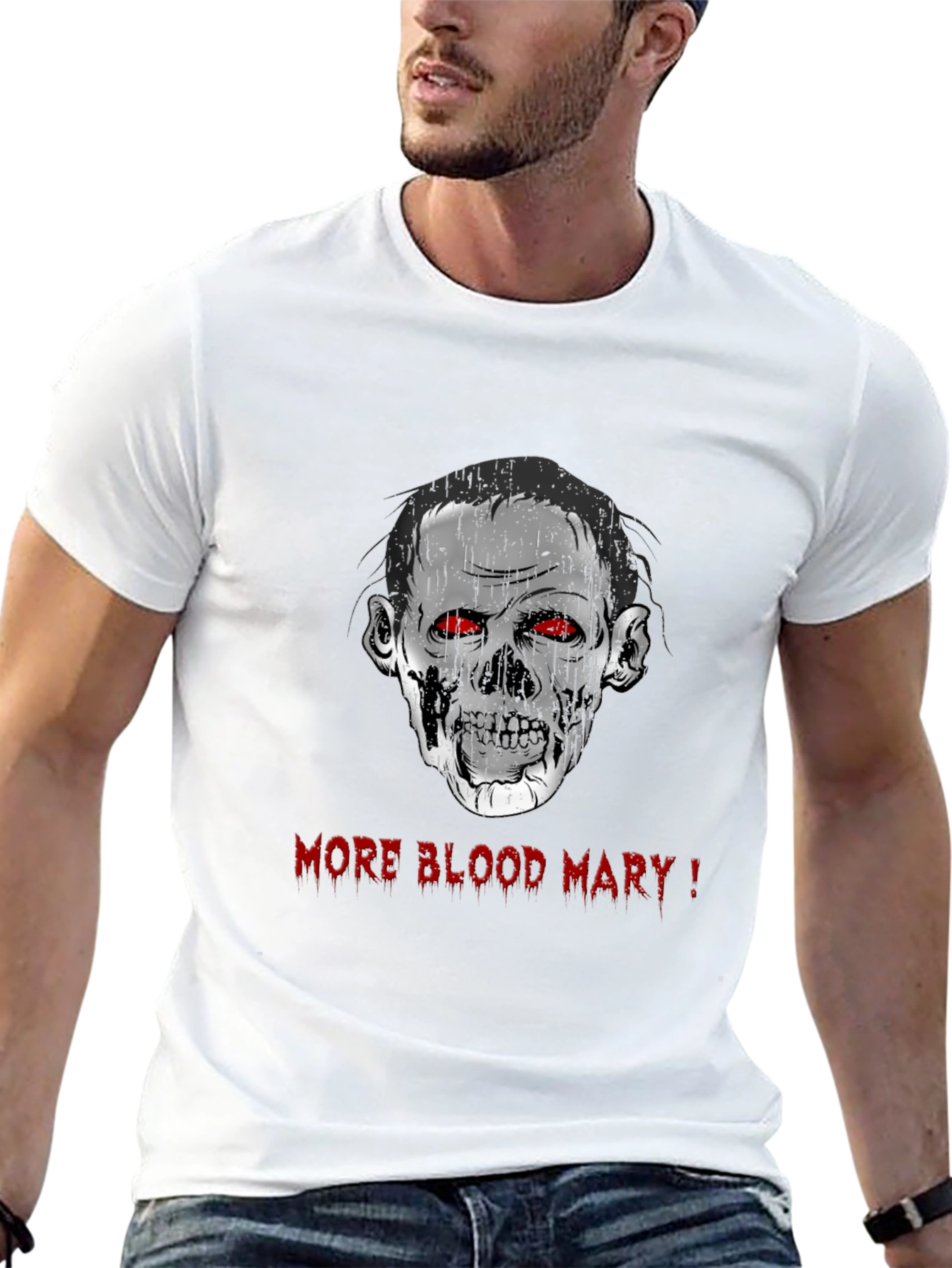 Zombie More Blood Mary! Graphic Black T-Shirt