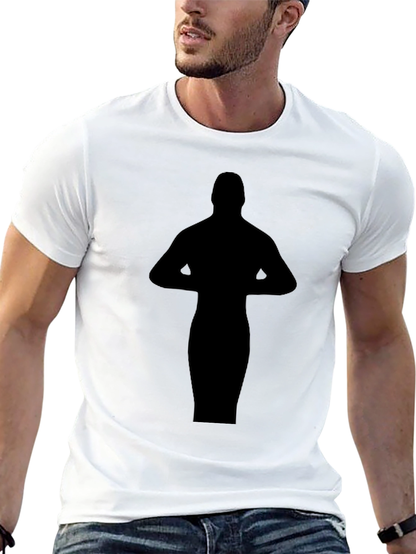 Silhouette T-Shirt - Black Graphic Tee