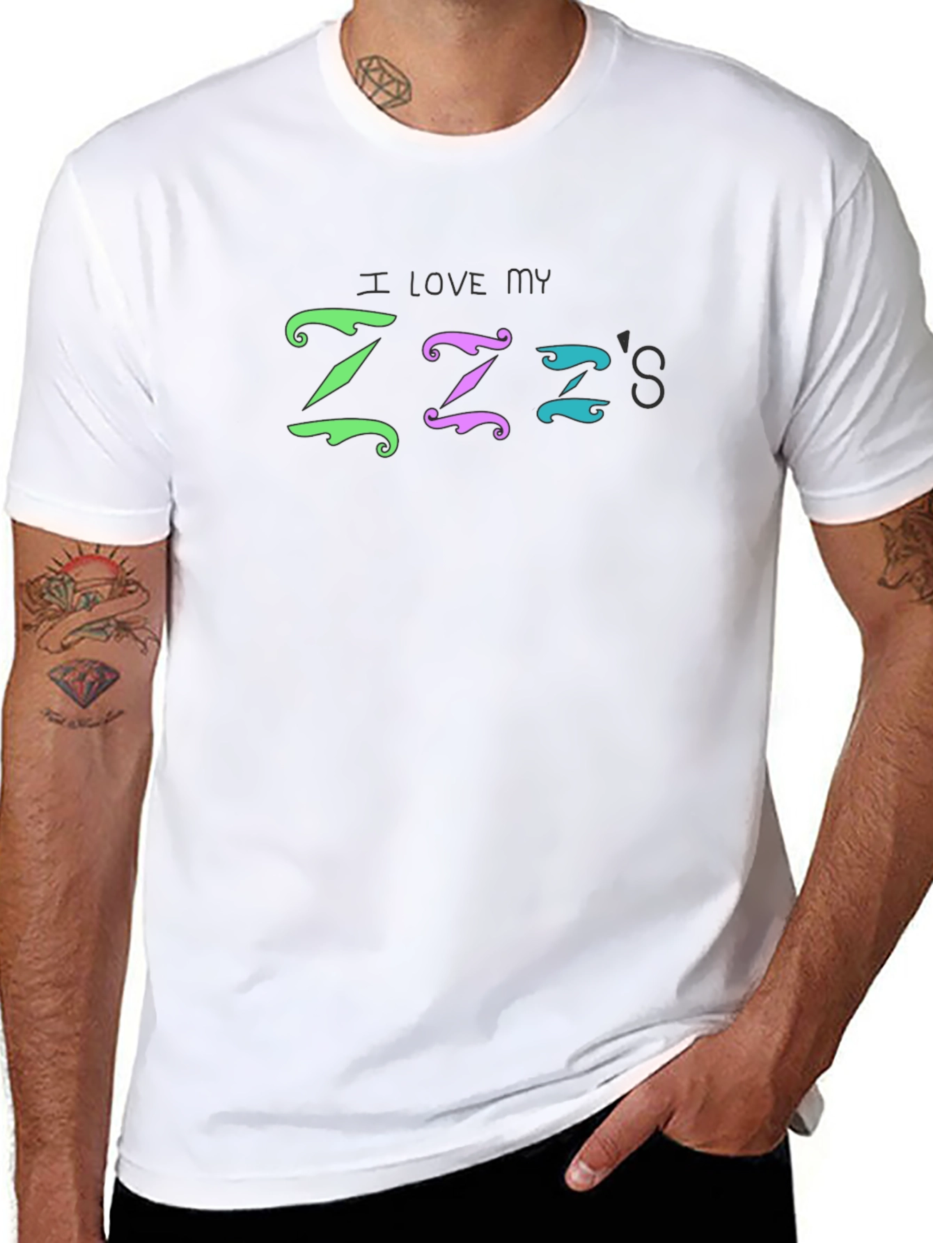 I Love My Zzzs T-Shirt - Fun Sleepwear