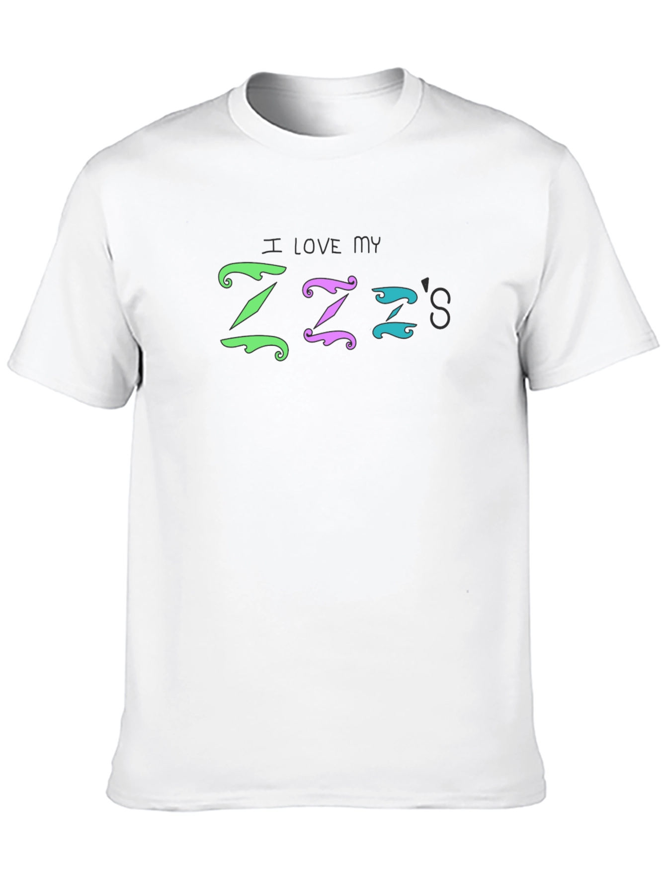 I Love My Zzzs T-Shirt - Fun Sleepwear