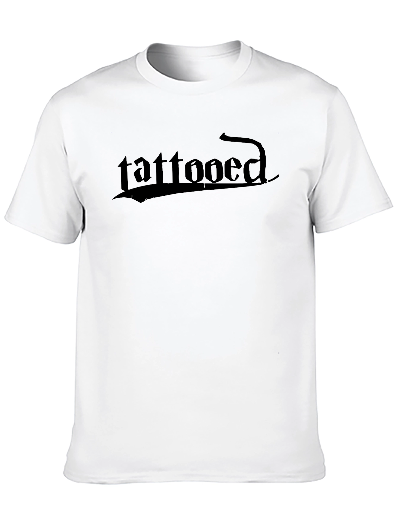 Tattooed Graphic Black T-Shirt