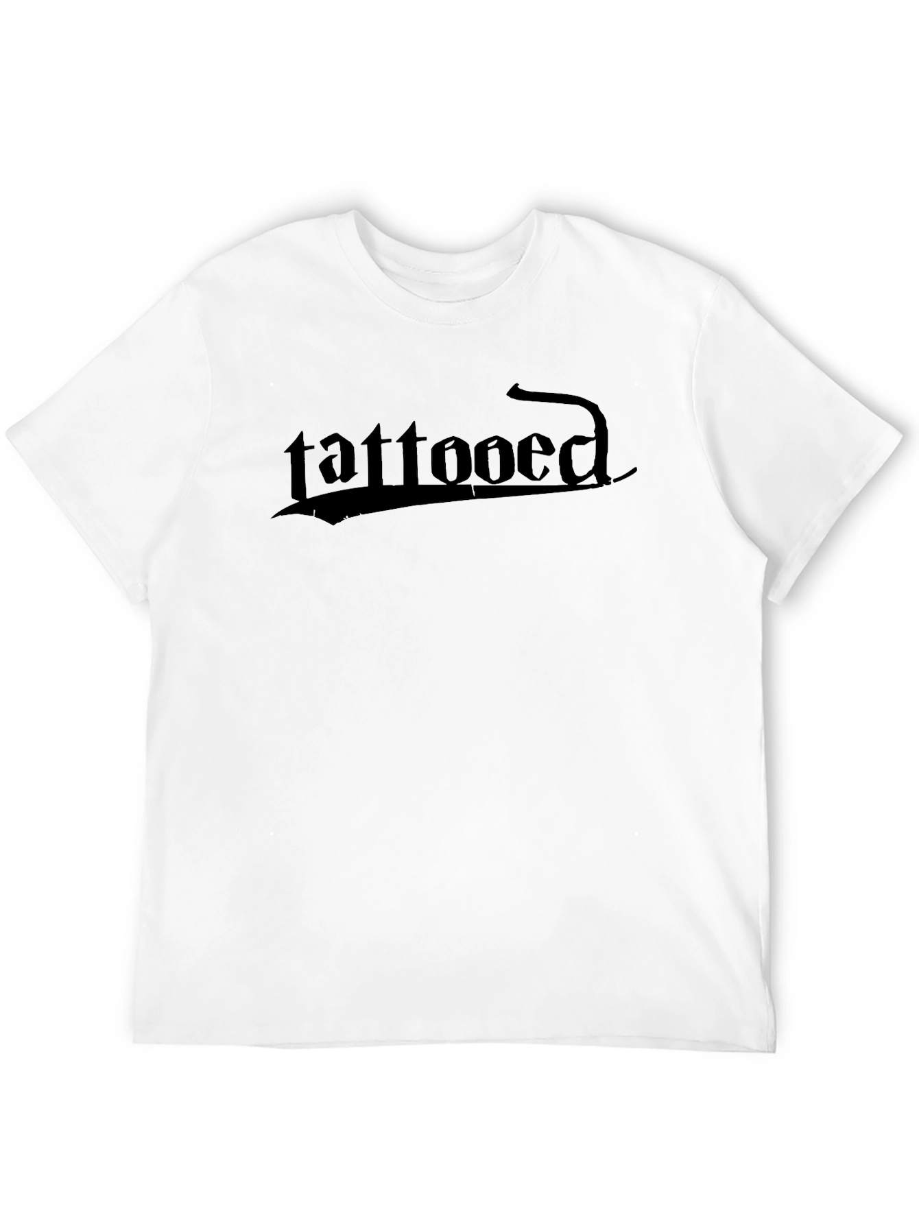 Tattooed Graphic Black T-Shirt