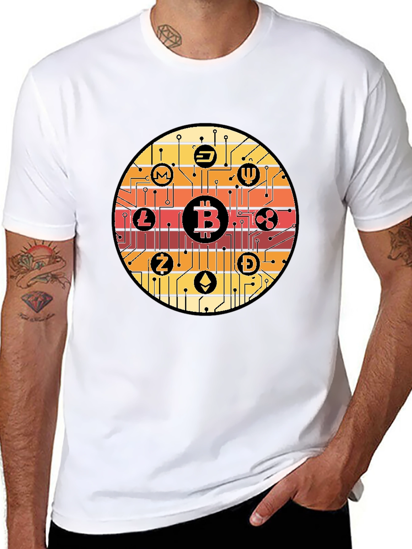 Crypto Circuit Tee - Bitcoin & Altcoins