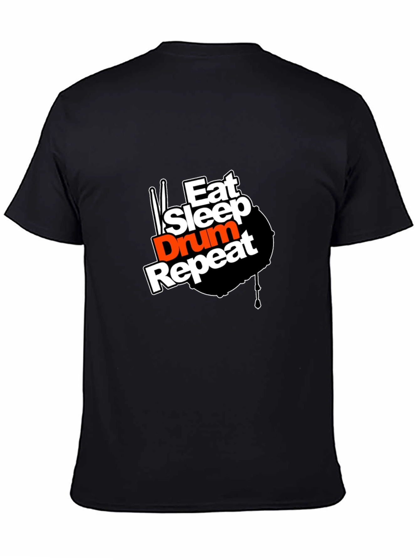 Eat Sleep Drum Repeat Graphic T-Shirt