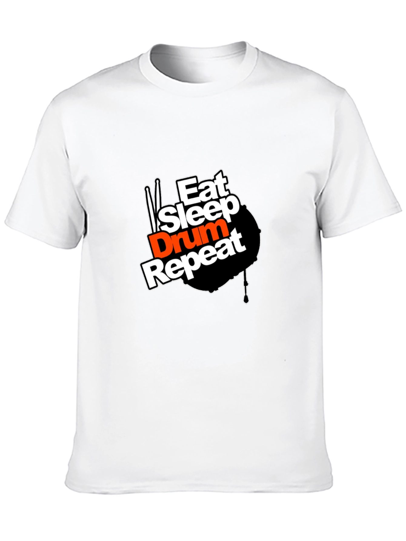 Eat Sleep Drum Repeat Graphic T-Shirt