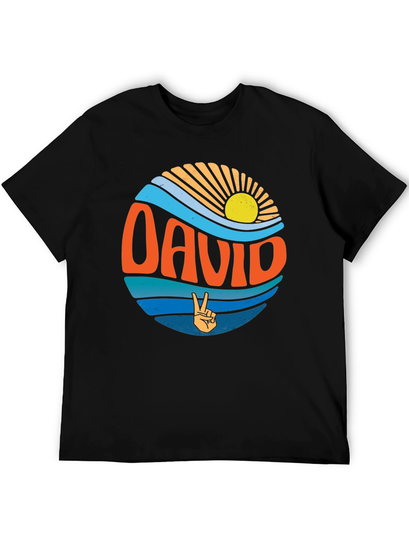 Retro David T-Shirt - Peace & Sunshine Design
