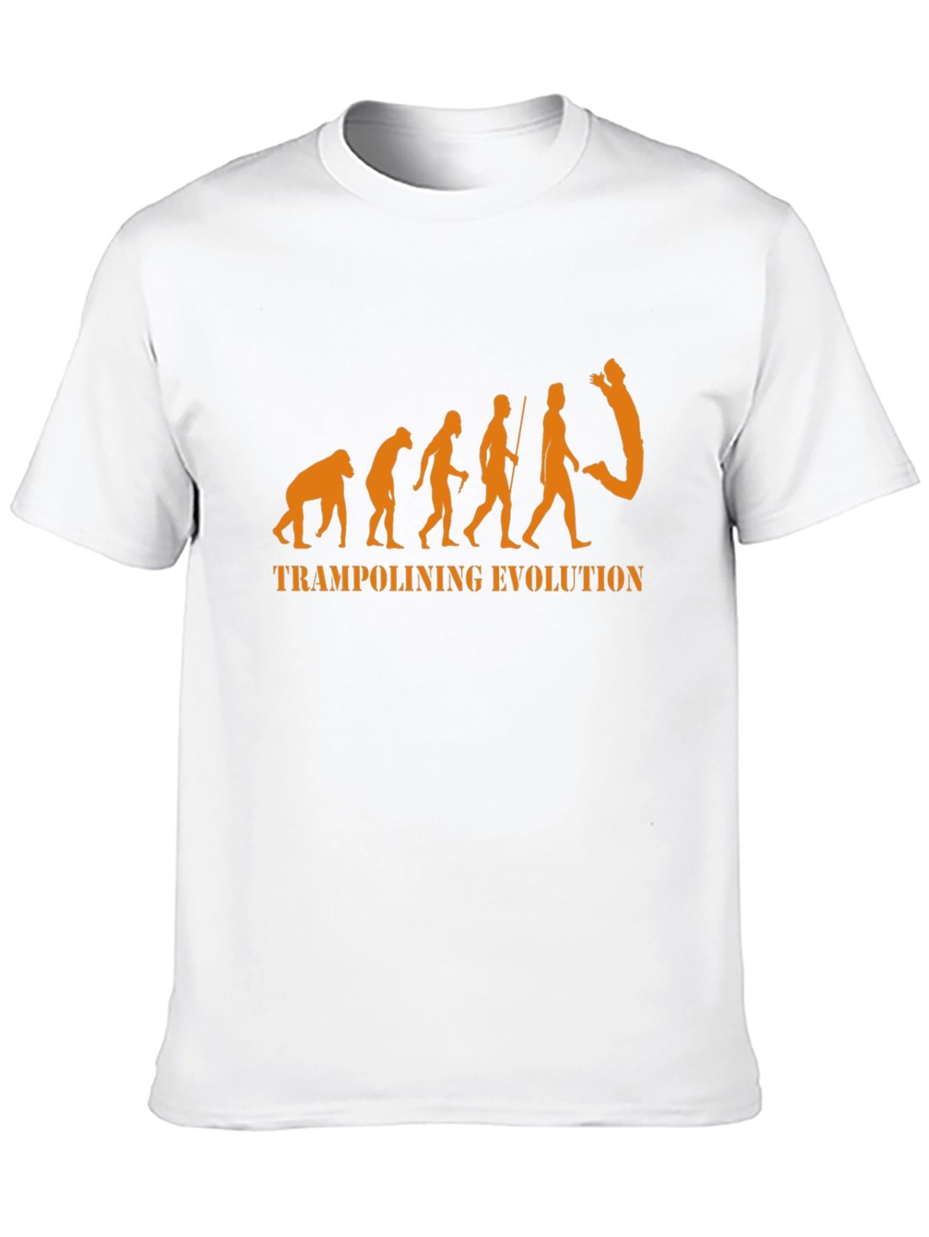 Trampolining Evolution Graphic T-Shirt - Black