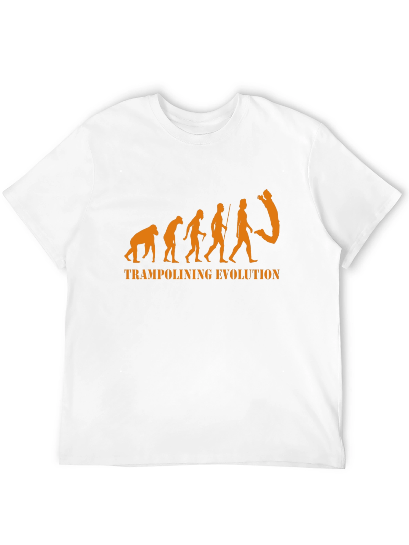 Trampolining Evolution Graphic T-Shirt - Black