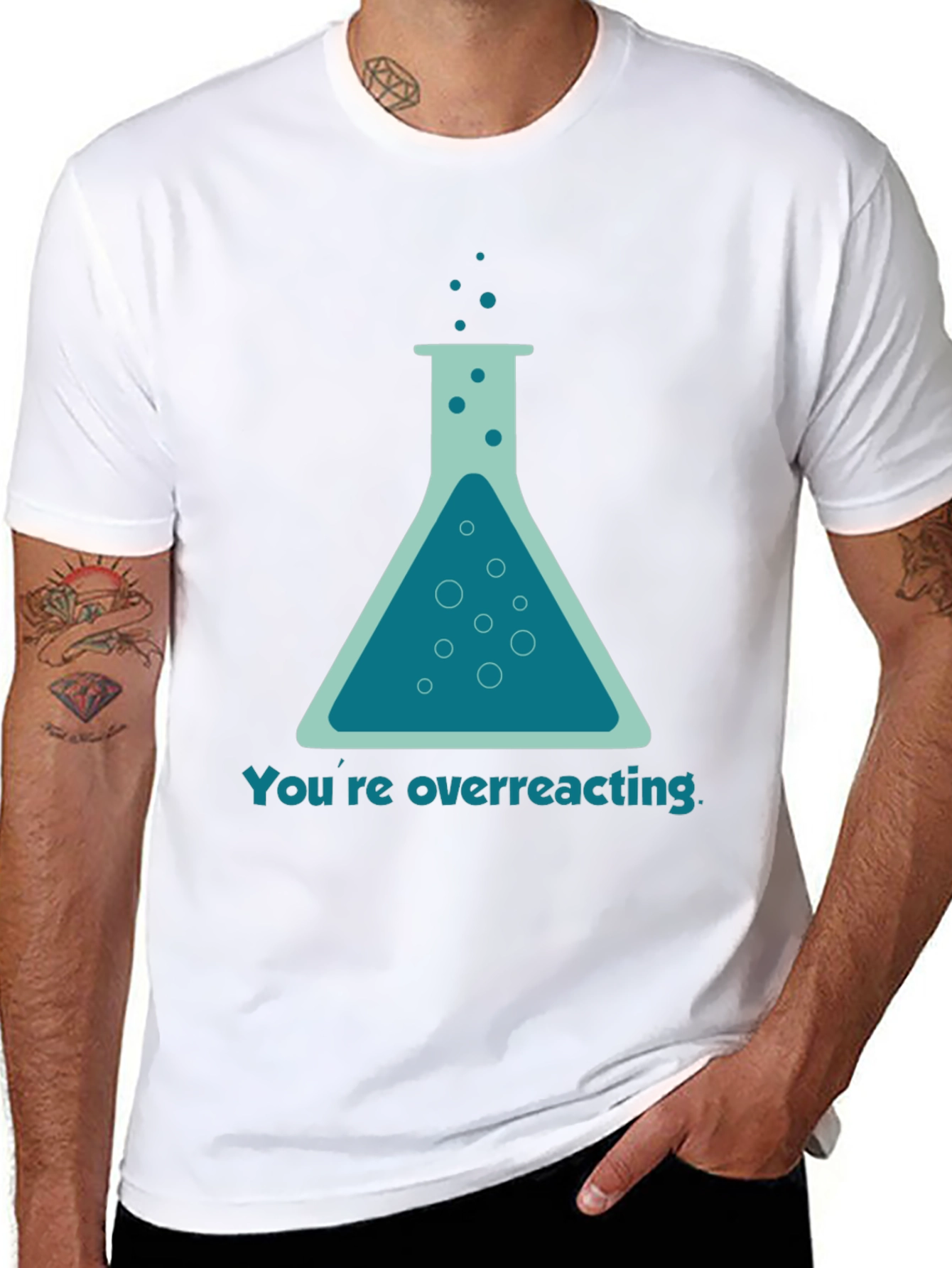 Youre Overreacting T-Shirt - Funny Science Tee