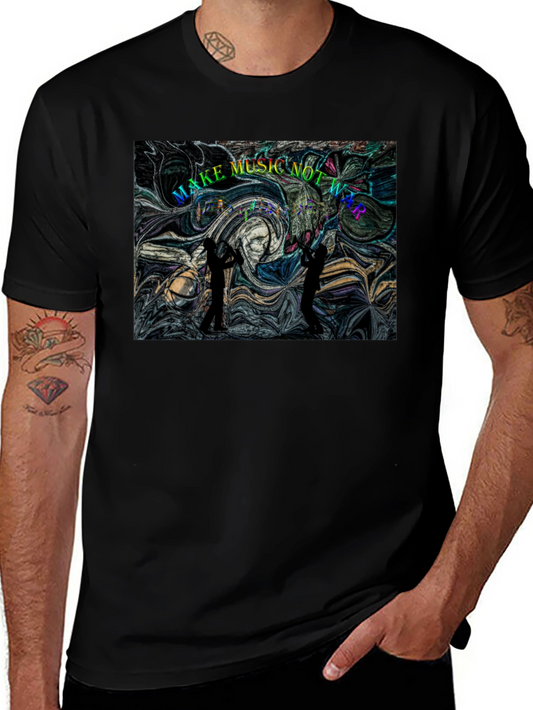 Make Music Not War Graphic T-Shirt