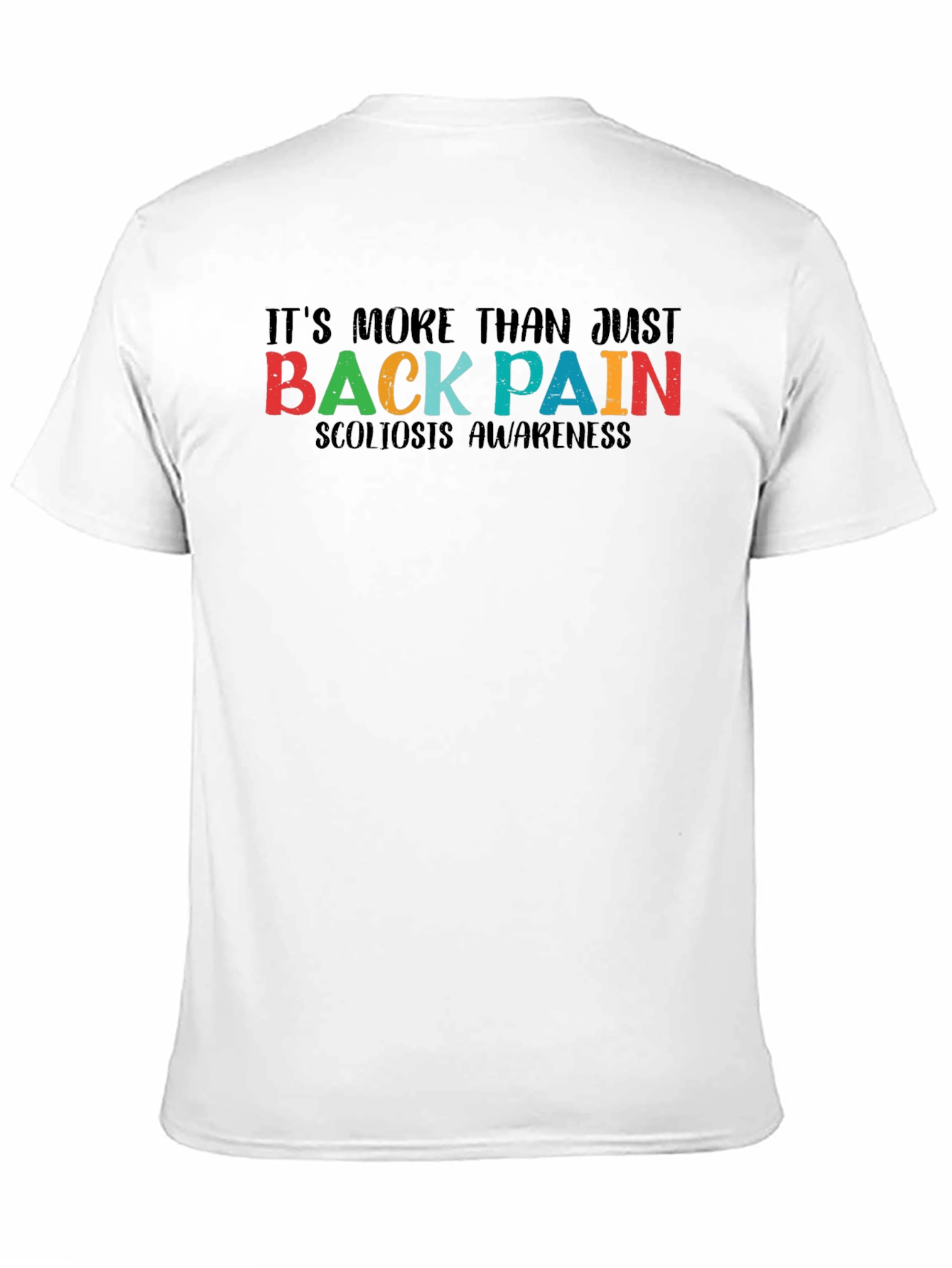 Scoliosis Awareness Black Tee