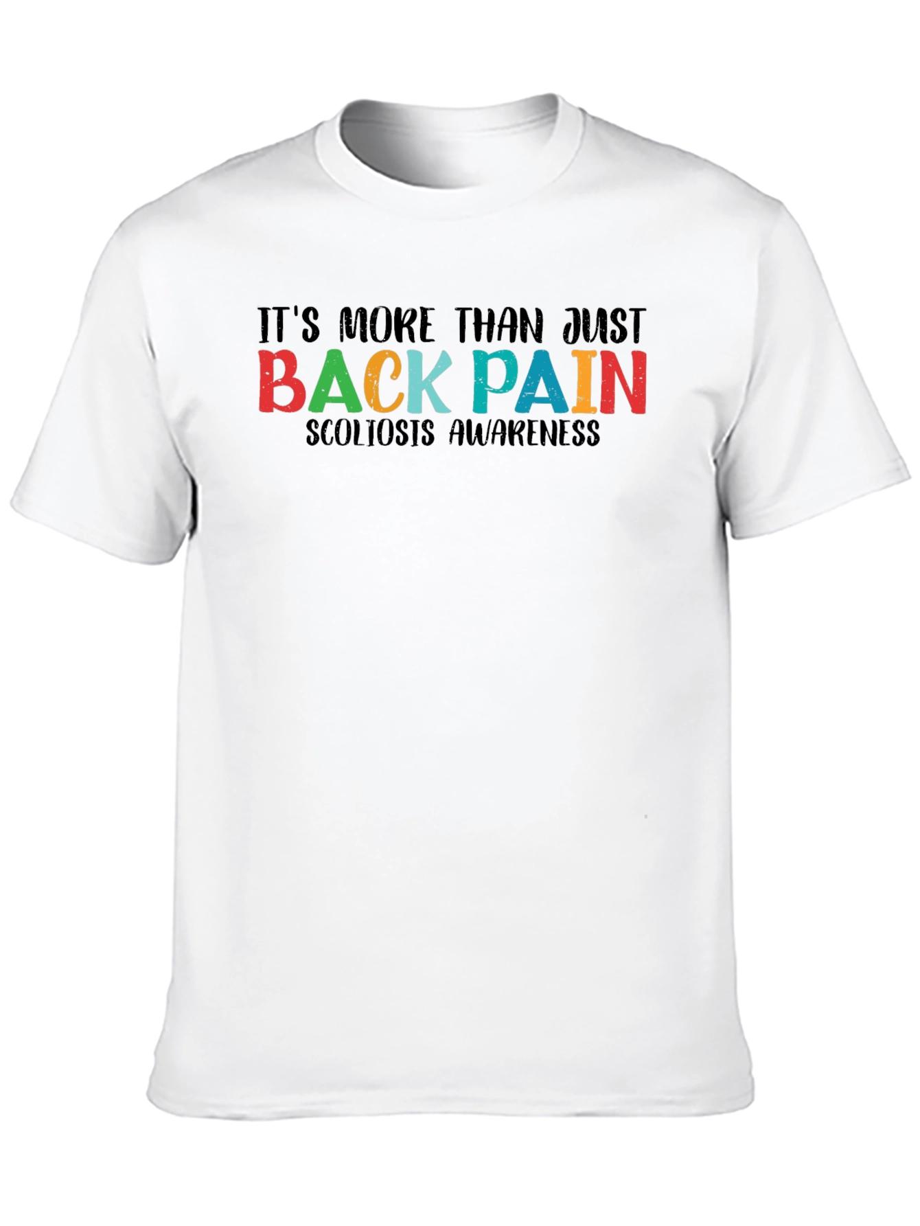 Scoliosis Awareness Black Tee