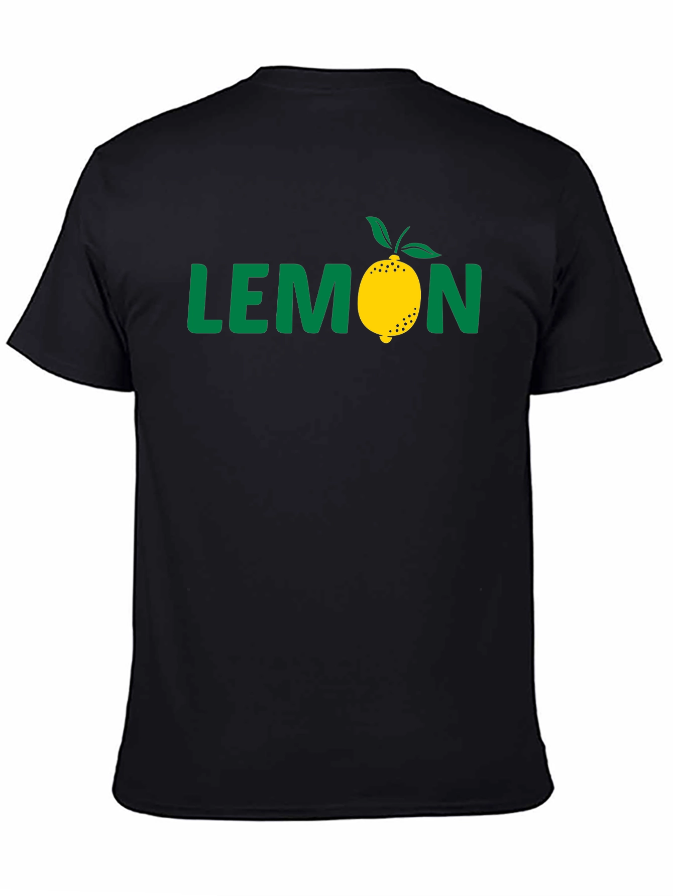 Lemon Graphic Black T-Shirt