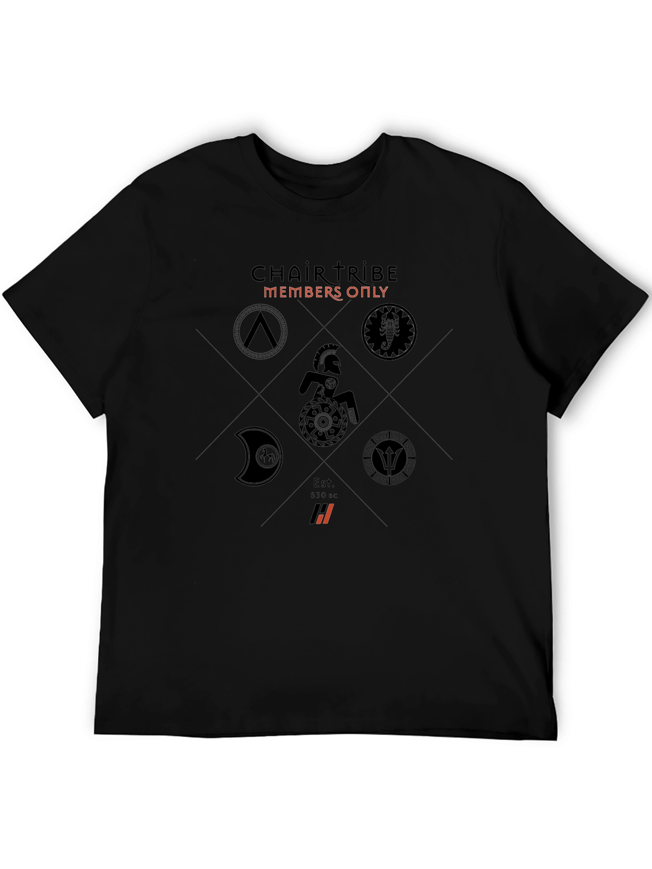Chair Tribe Members Only Black T-Shirt