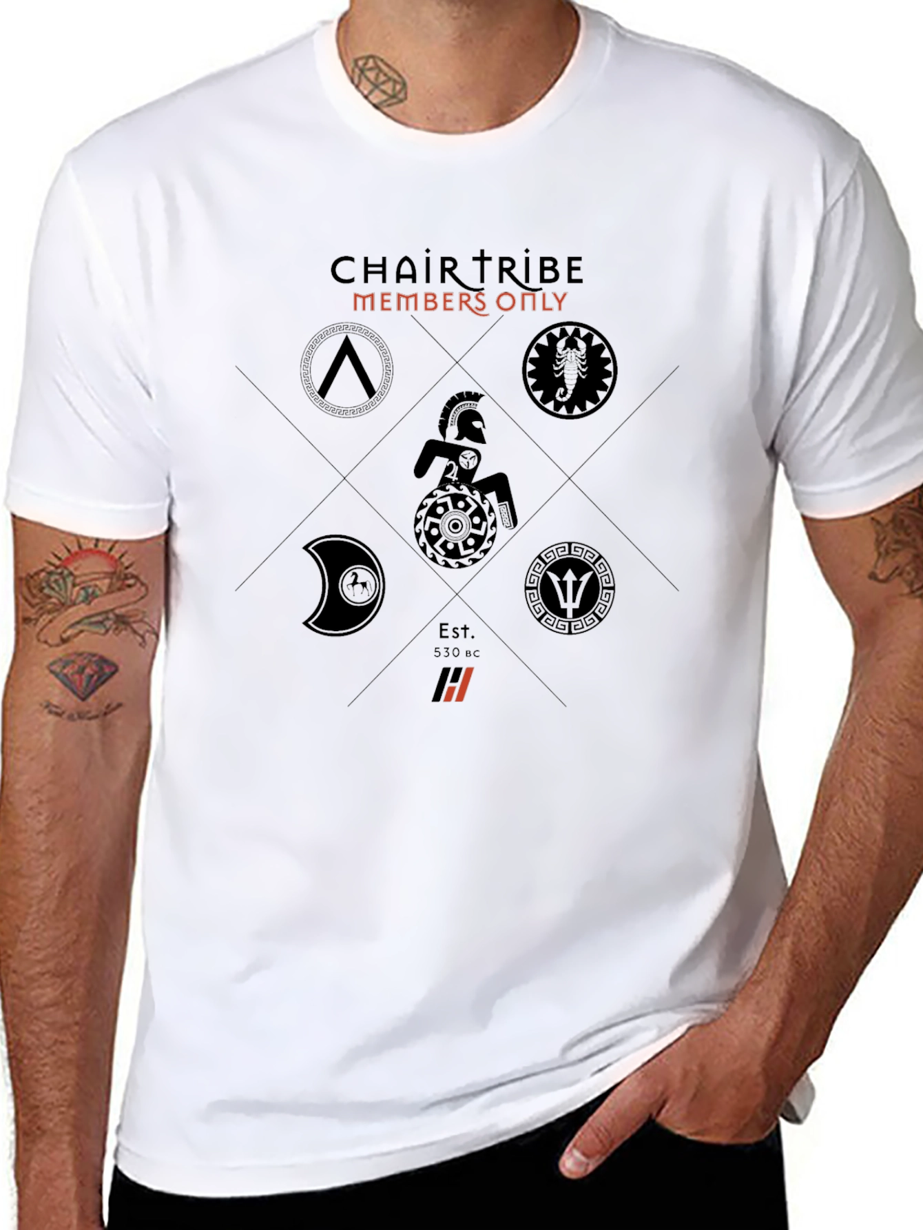 Chair Tribe Members Only Black T-Shirt