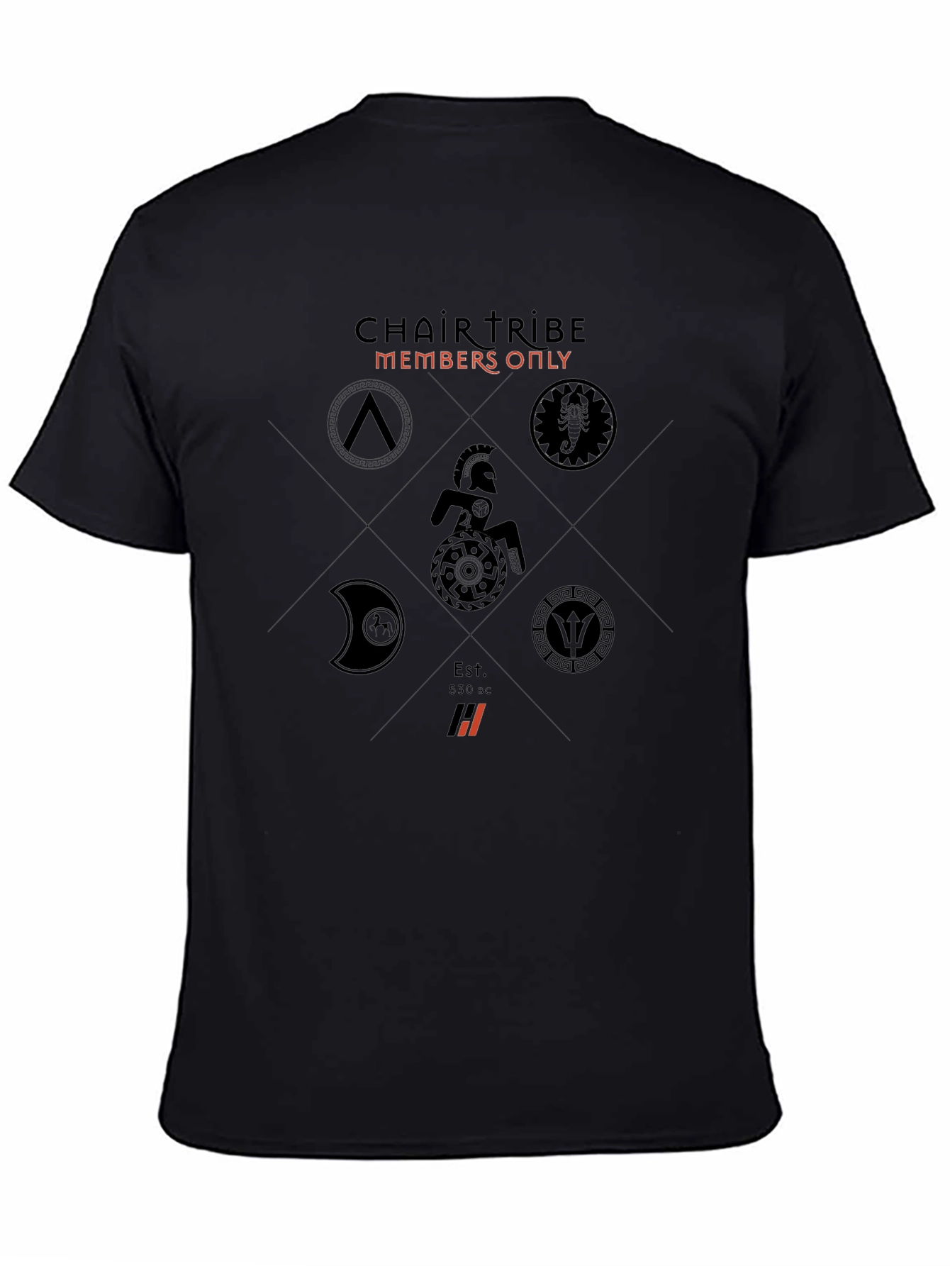 Chair Tribe Members Only Black T-Shirt