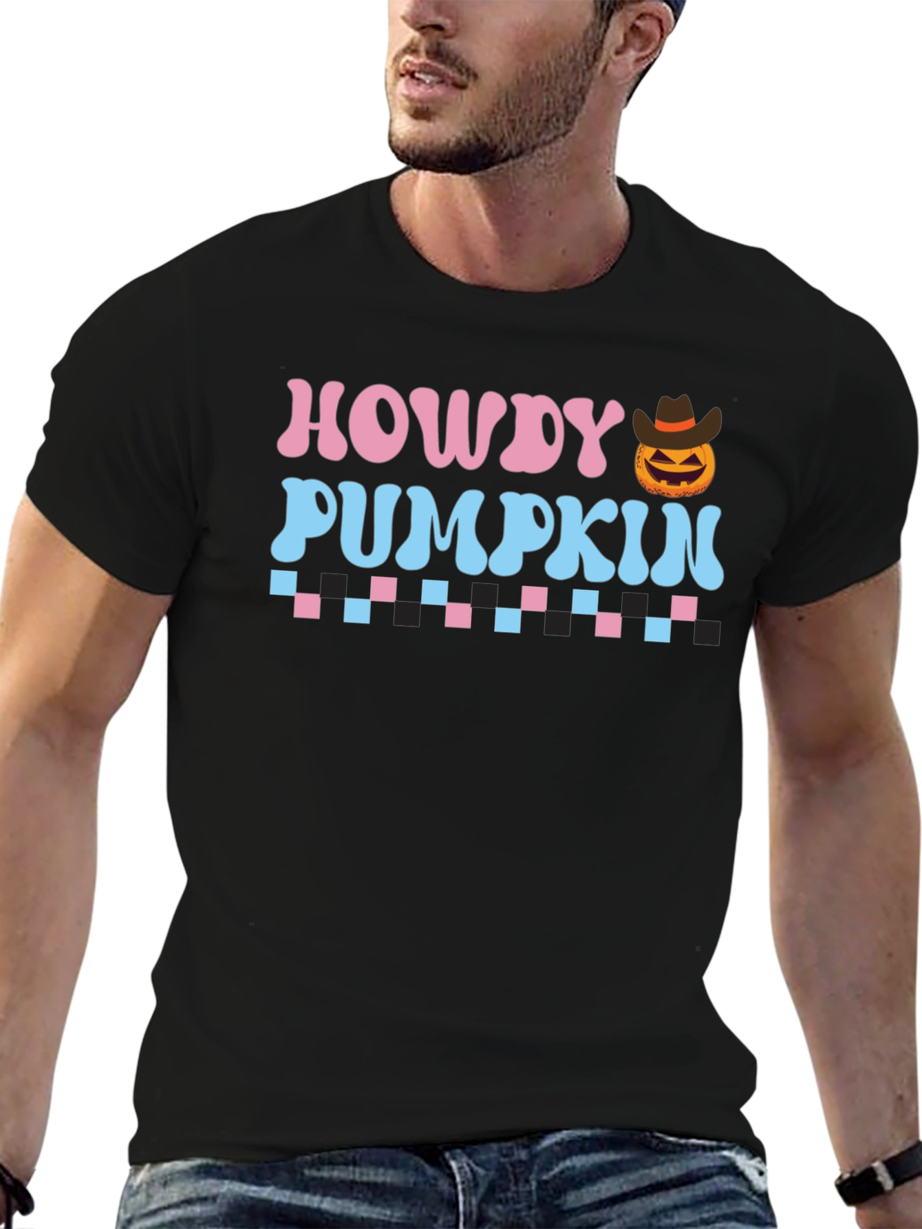 Howdy Pumpkin T-Shirt - Halloween Cowboy
