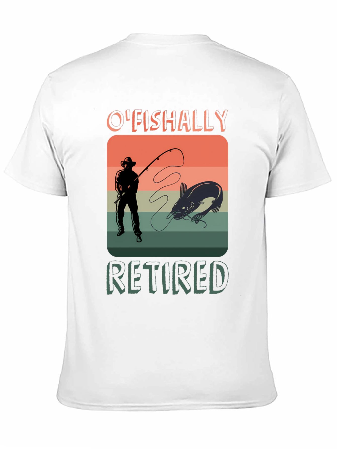 OFishally Retired Fishing T-Shirt