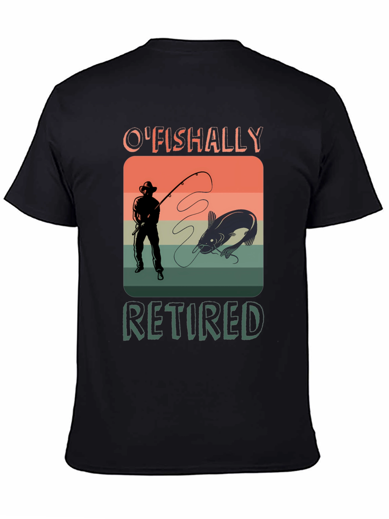 OFishally Retired Fishing T-Shirt