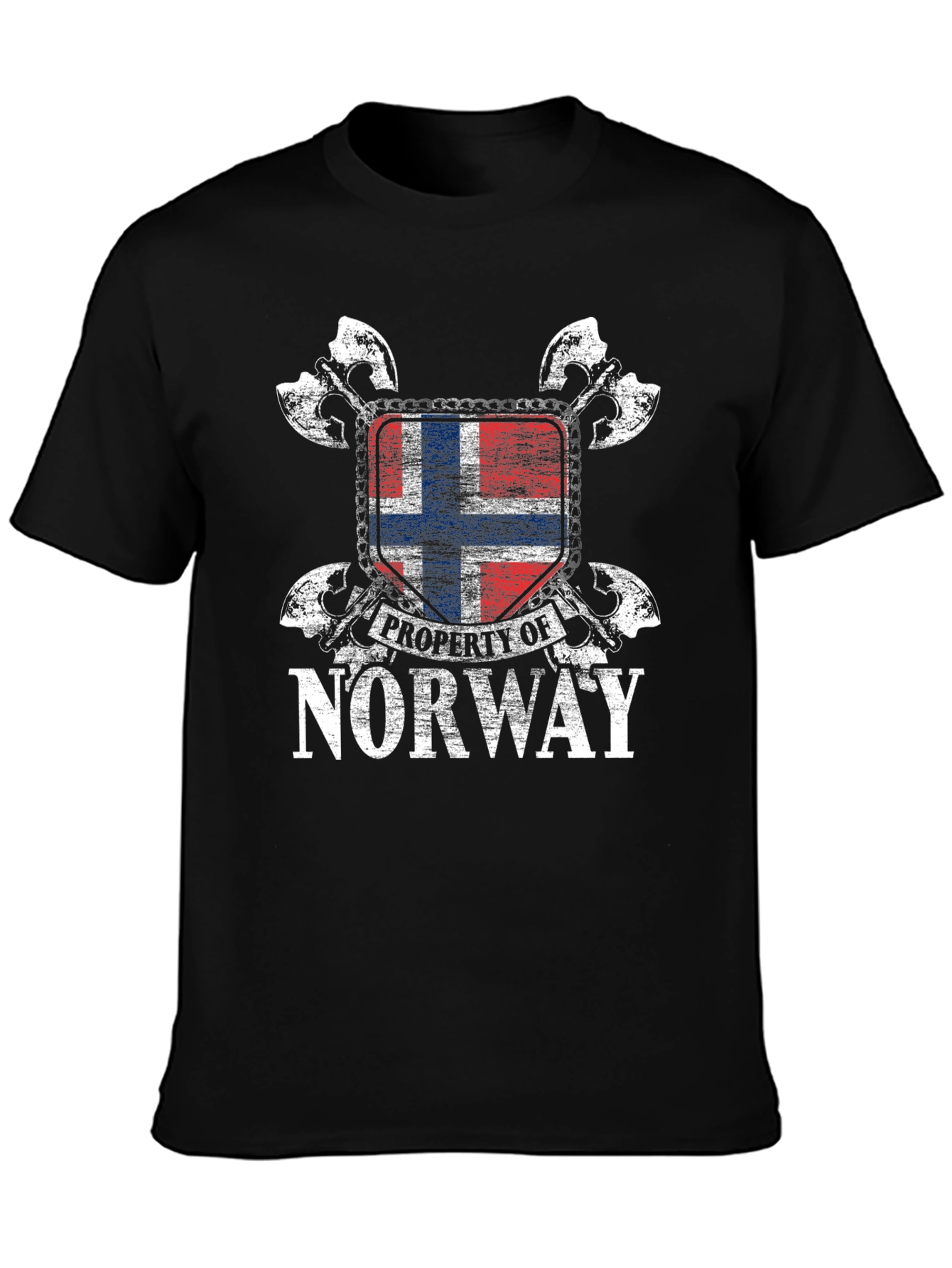 Property of Norway T-Shirt - Mens Black Tee