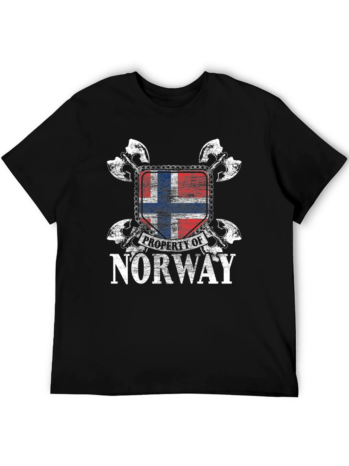 Property of Norway T-Shirt - Mens Black Tee