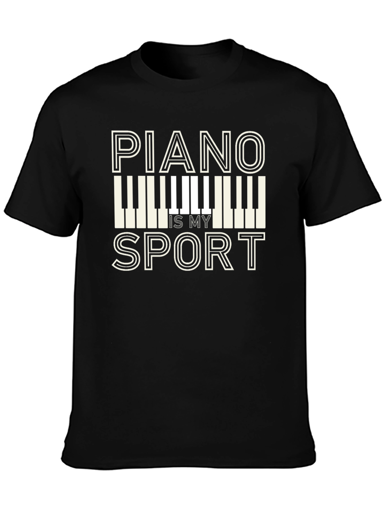 Piano Is My Sport Graphic Tee