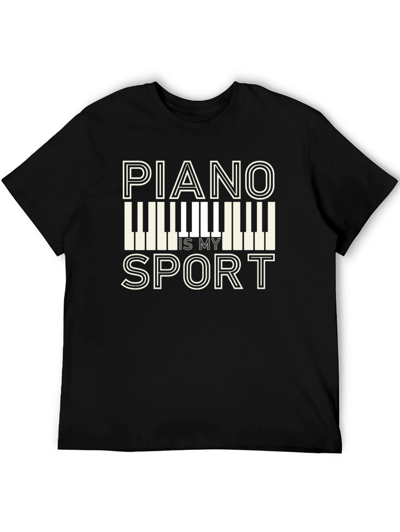 Piano Is My Sport Graphic Tee