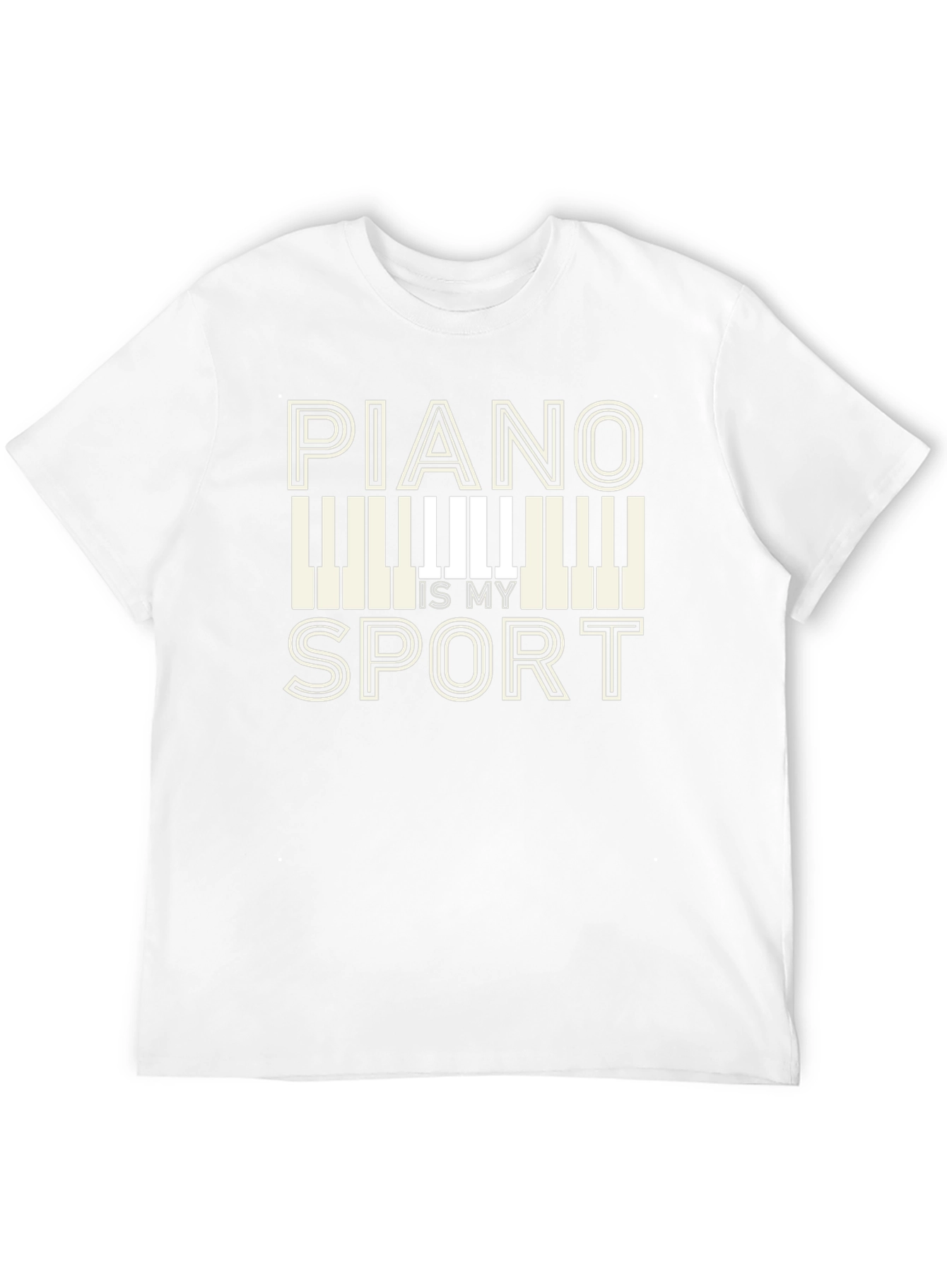 Piano Is My Sport Graphic Tee