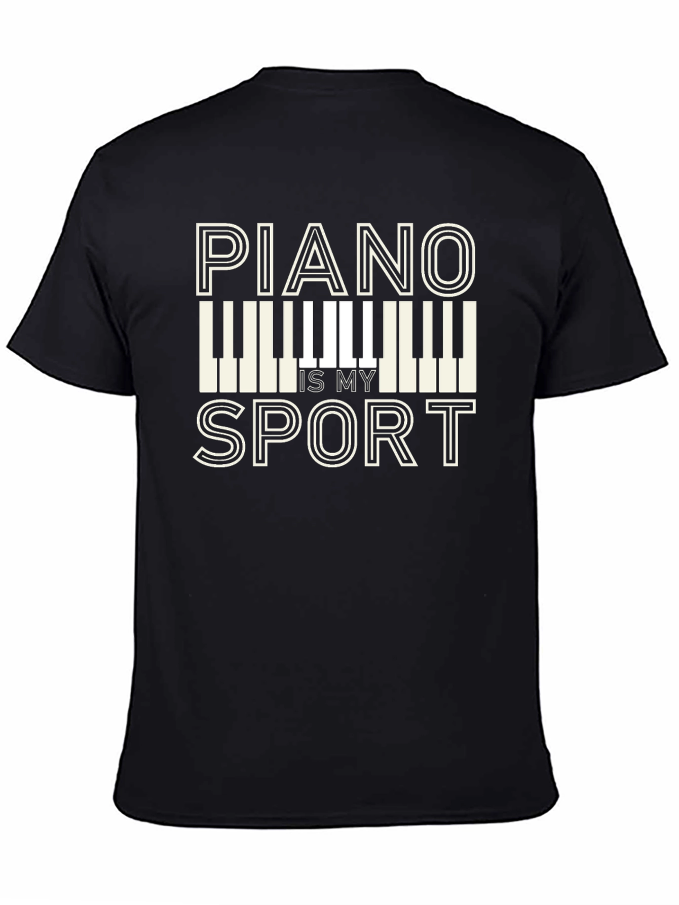 Piano Is My Sport Graphic Tee