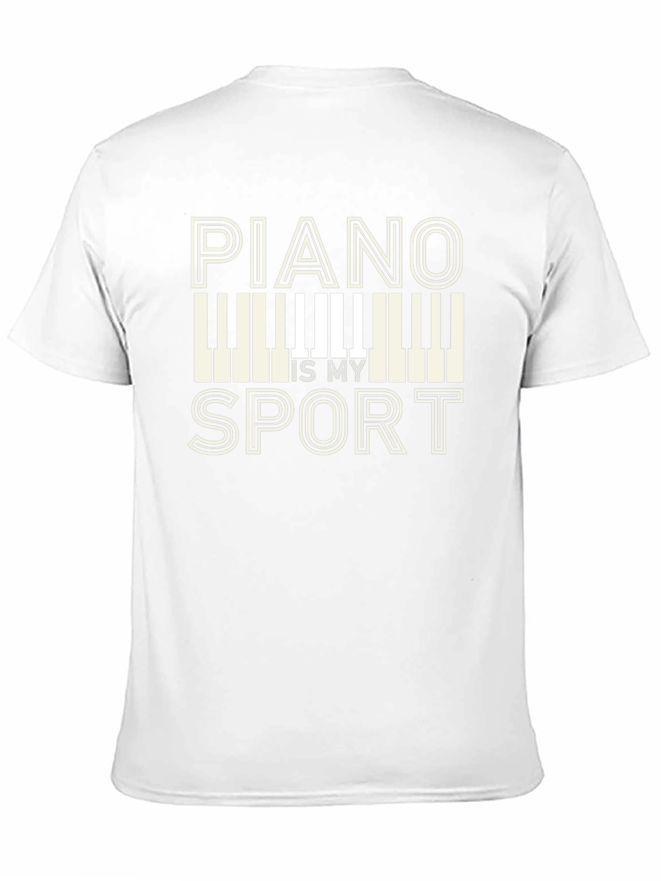 Piano Is My Sport Graphic Tee
