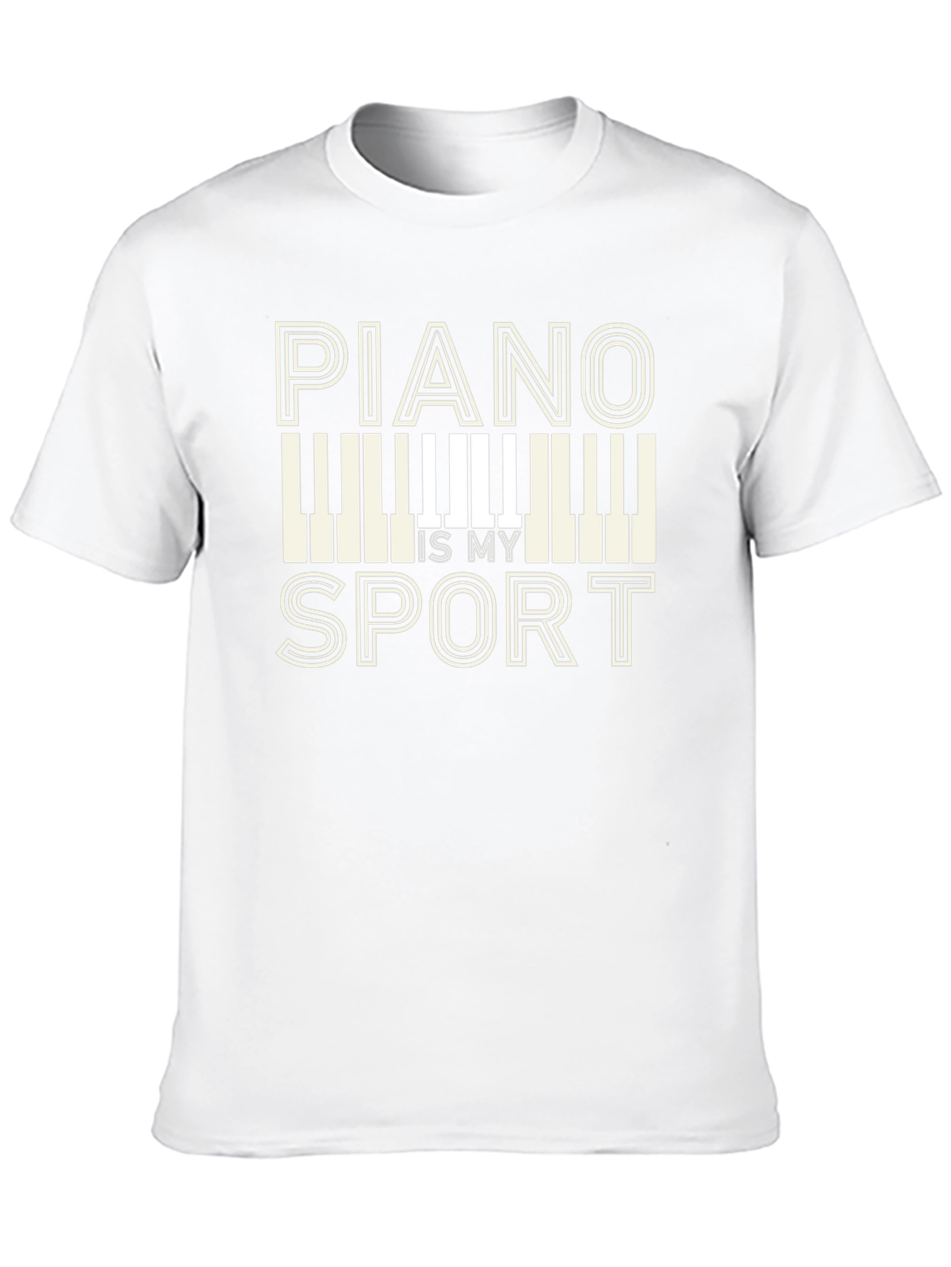 Piano Is My Sport Graphic Tee