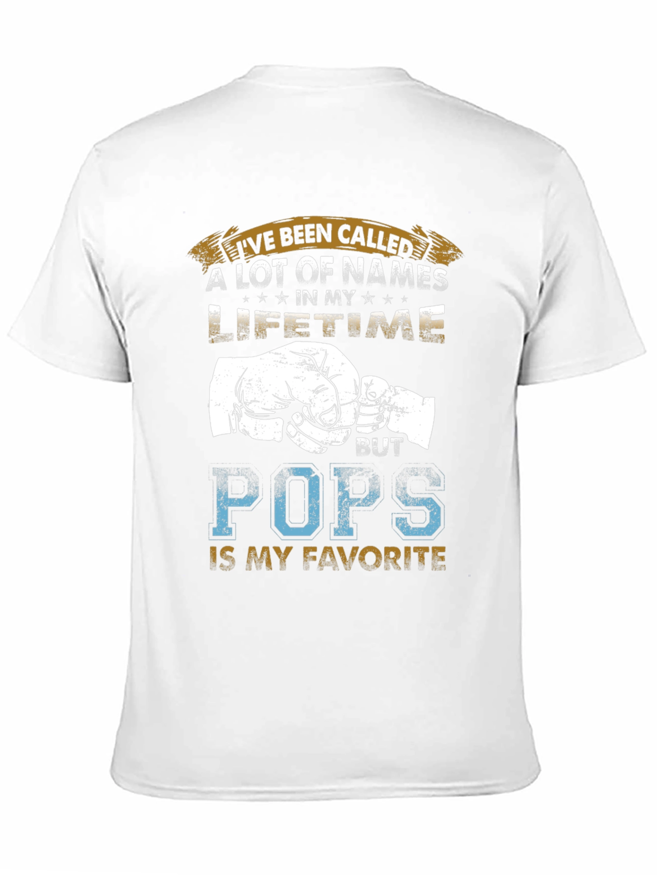 Pops Favorite Name T-Shirt - Fathers Day Gift