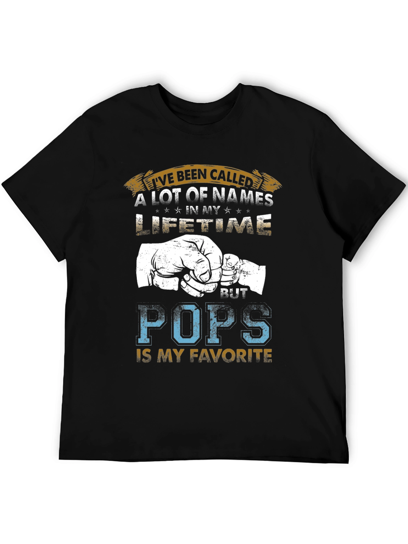 Pops Favorite Name T-Shirt - Fathers Day Gift