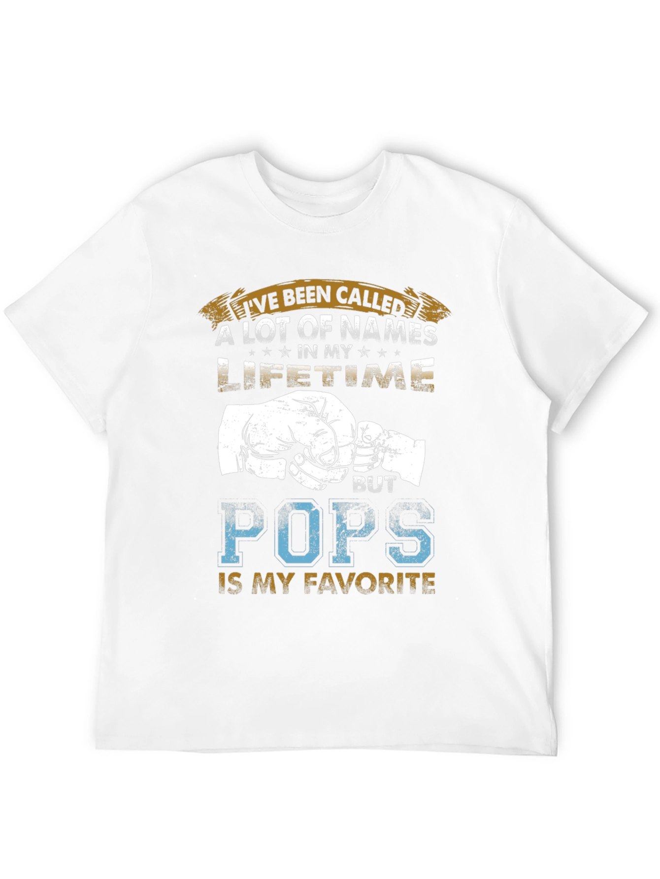Pops Favorite Name T-Shirt - Fathers Day Gift
