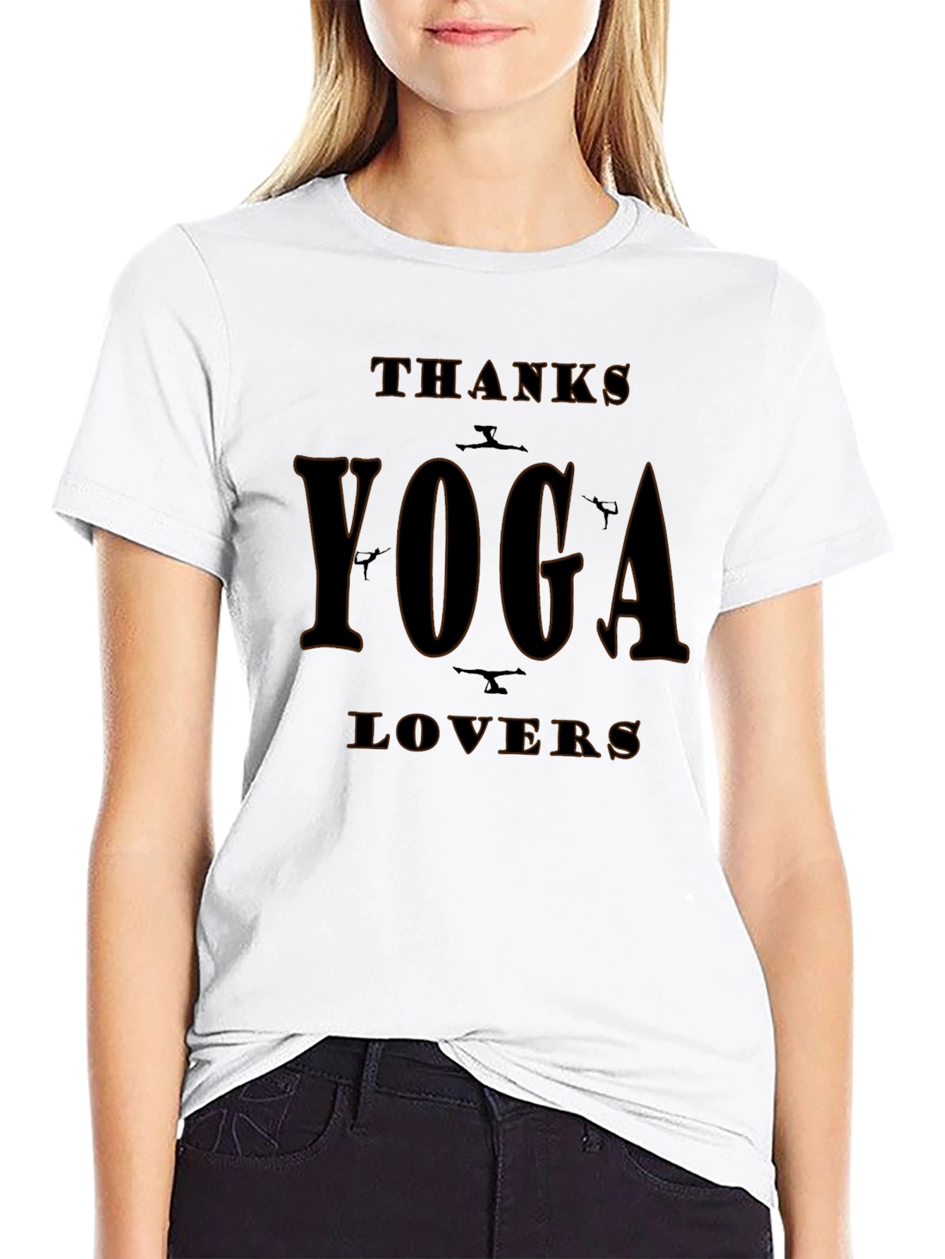 Yoga Lovers Graphic T-Shirt
