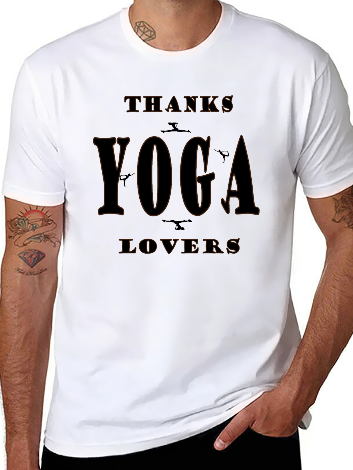 Yoga Lovers Graphic T-Shirt