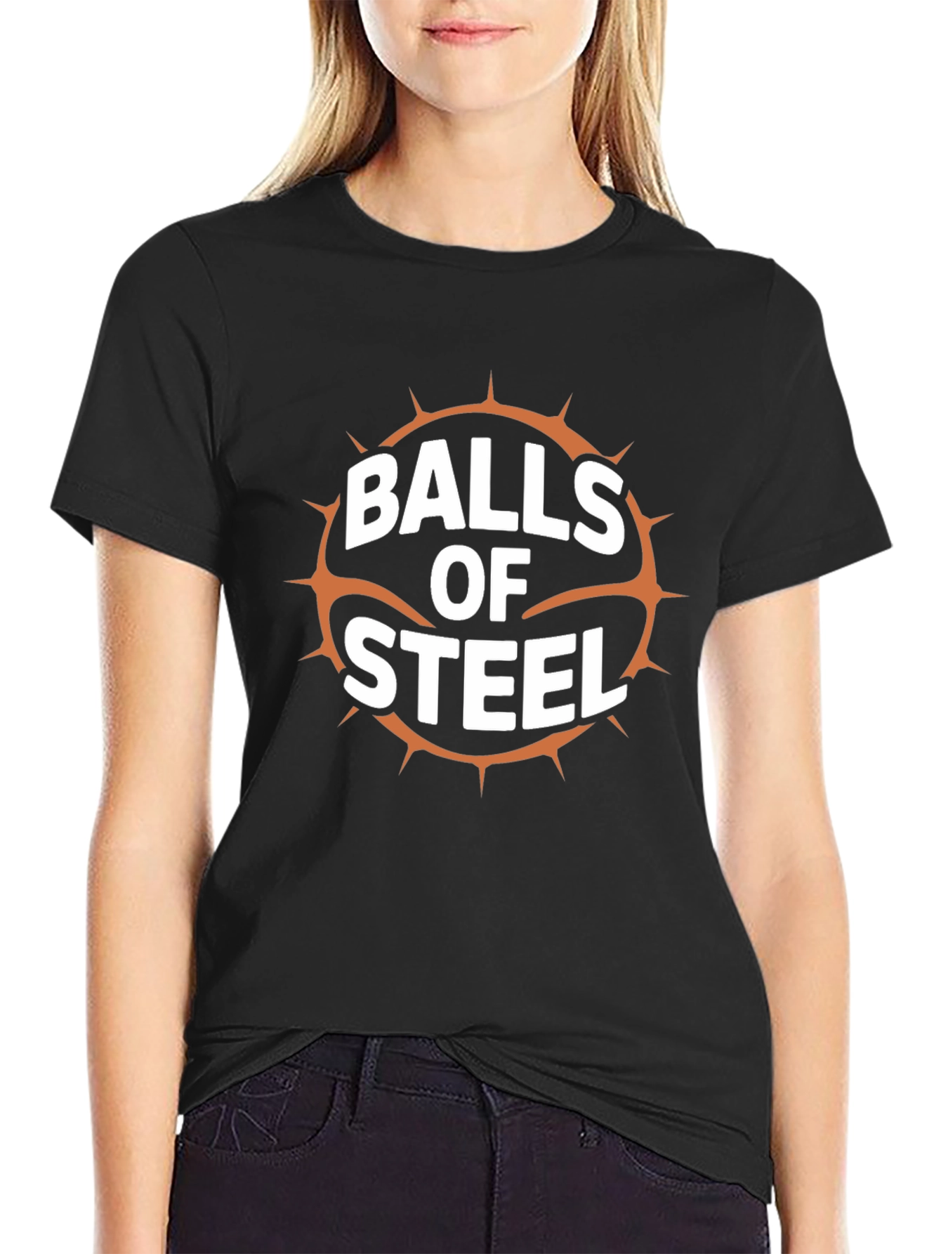 Balls of Steel Graphic T-Shirt - Black