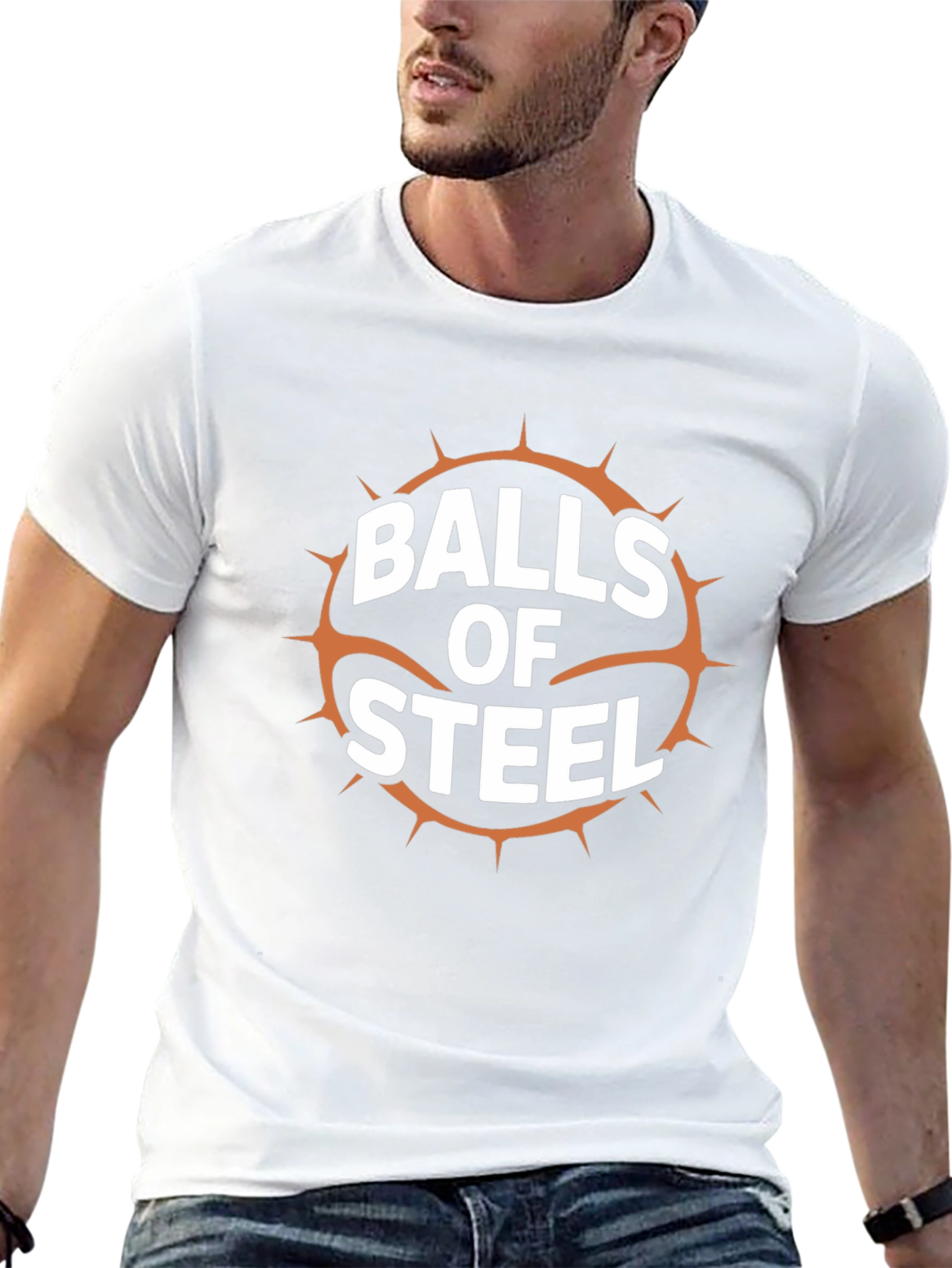 Balls of Steel Graphic T-Shirt - Black