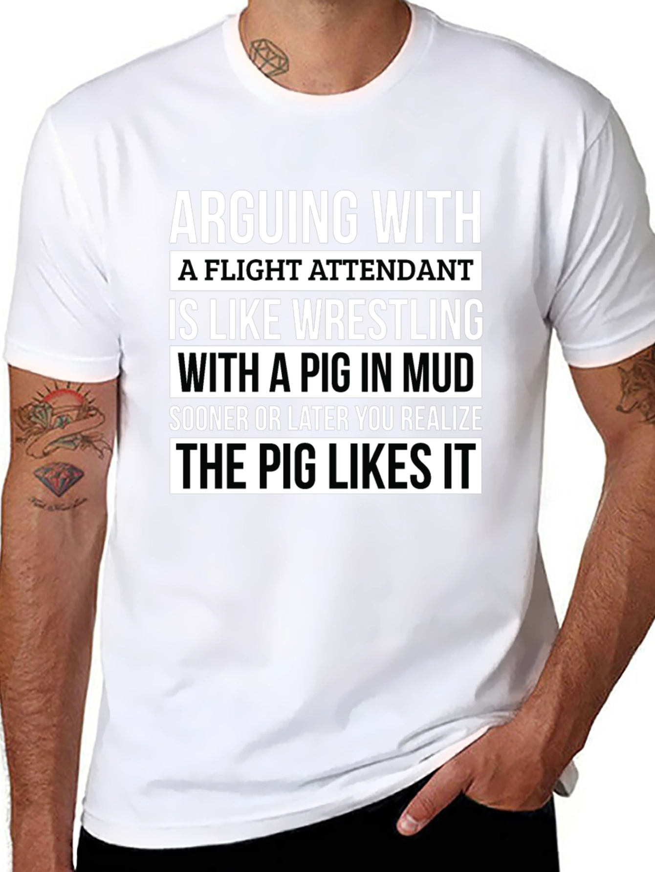 Arguing with Flight Attendant T-Shirt
