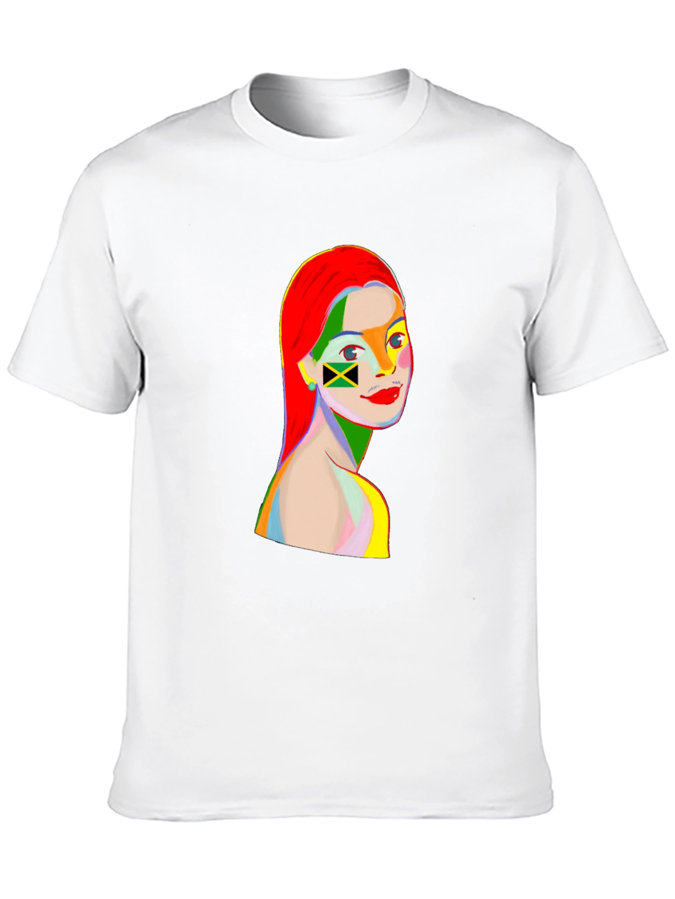 Jamaica Flag Pop Art T-Shirt