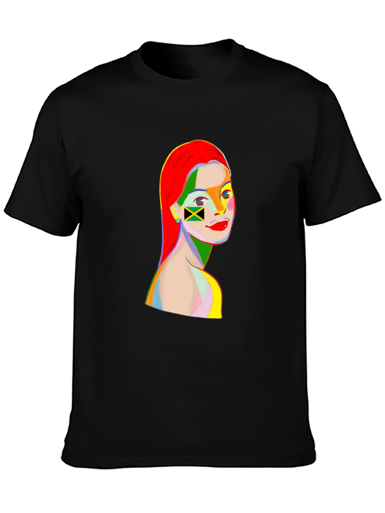 Jamaica Flag Pop Art T-Shirt