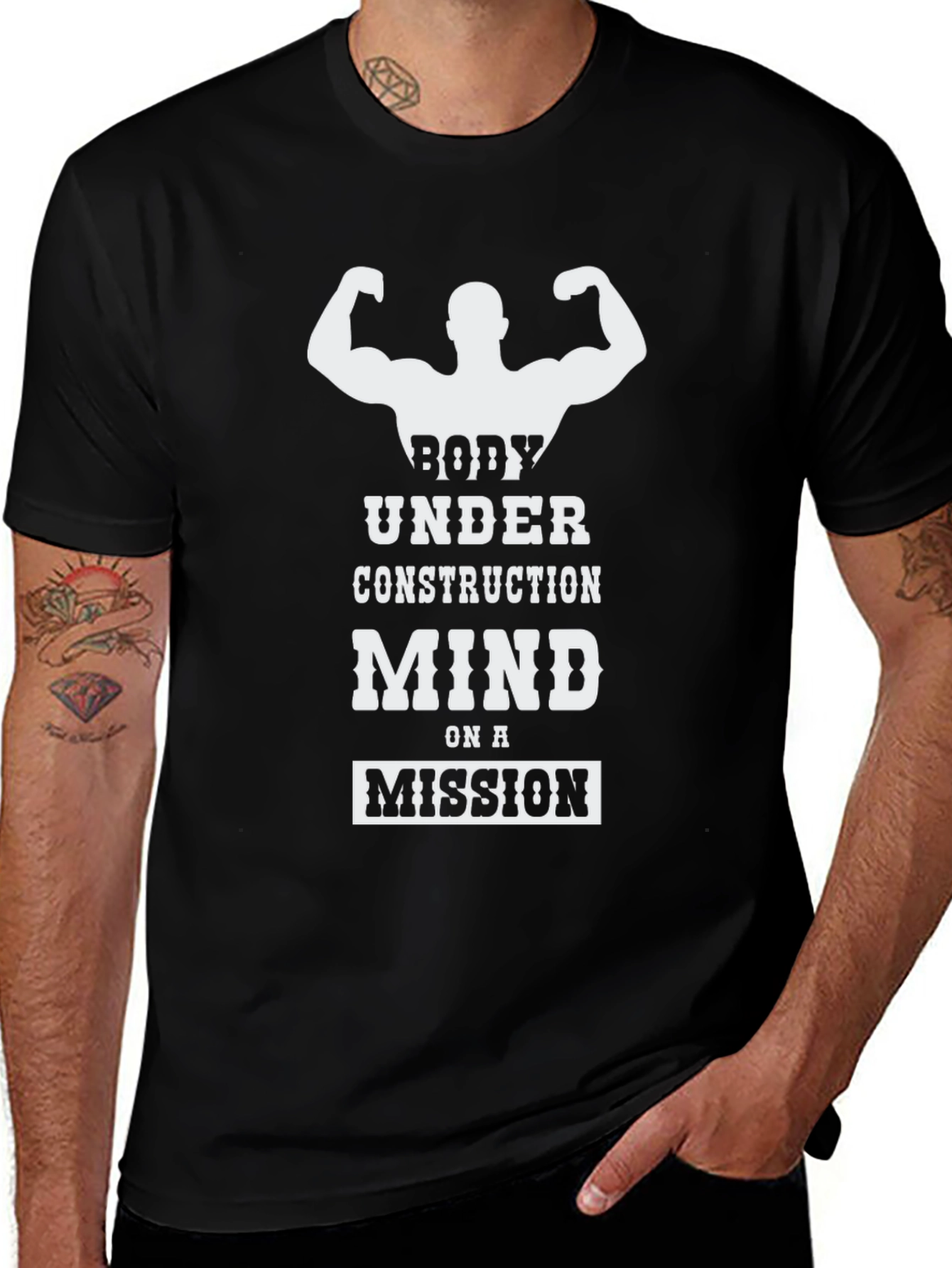 Body Under Construction Gym T-Shirt