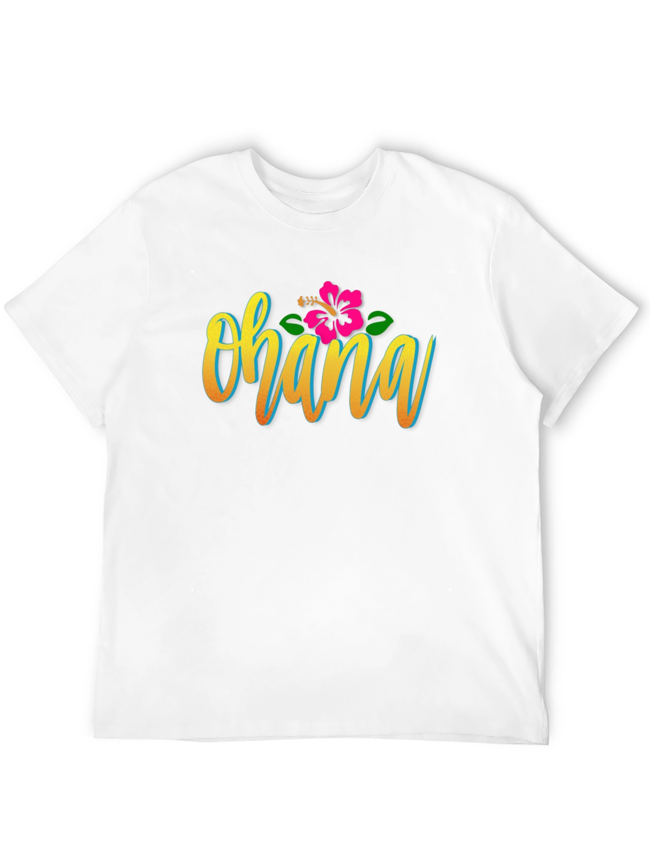 Ohana Hibiscus Graphic Tee - Family T-Shirt