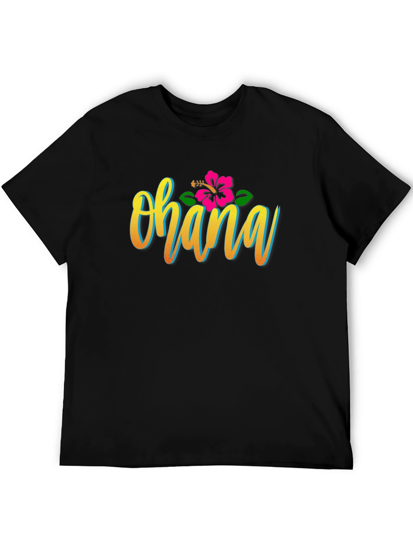 Ohana Hibiscus Graphic Tee - Family T-Shirt