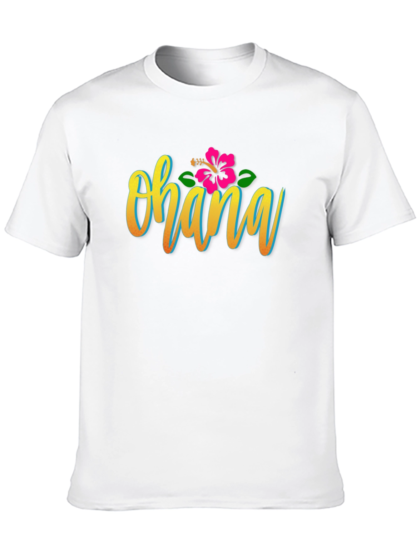 Ohana Hibiscus Graphic Tee - Family T-Shirt